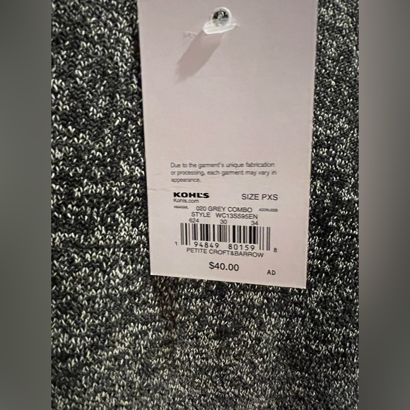 Croft and Barrow sweater - Picture 3 of 6